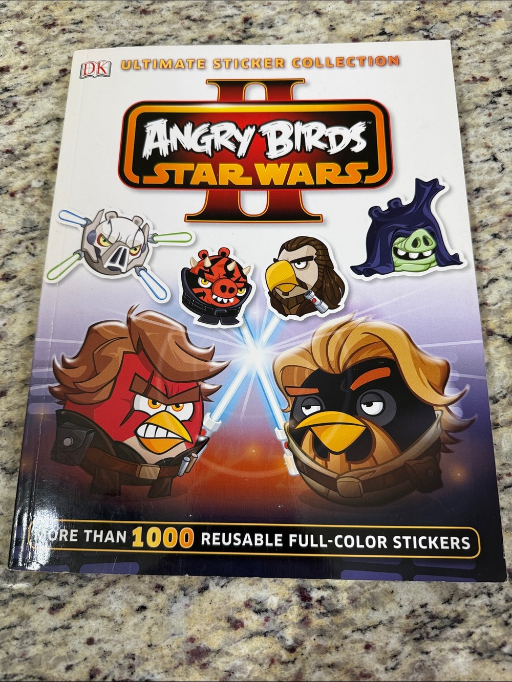 Angry Birds Star Wars II Ultimate Sticker Collection Book 1000+ Reusable Stick
